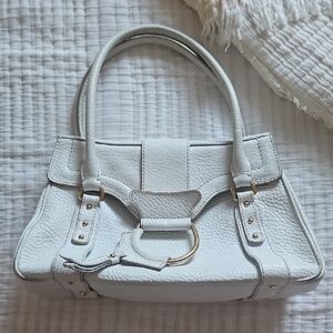 Dolce & Gabbana White Leather Shoulder Bag